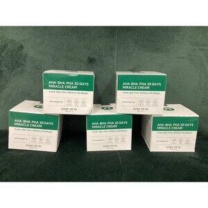 5 X SOME BY MI AHA BHA PHA 30 Days Miracle Cream 60g US Seller Exp 04/5/2025